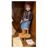 W - HAMILTON COLLECTION SAVANNAH DOLL W/COA