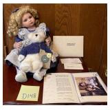 W - MARIE OSMOND COLLECTIBLE DOLL W/ COA (D148)