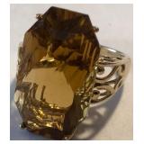 W - 10K YELLOW GOLD RING 8GRAMS (J42)