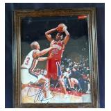 W - JERRY STACKHOUSE SIGNED PHOTO FRAMED (C100)