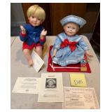 W - LOT OF 2 COLLECTIBLE DOLLS (D105)