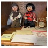 W - LOT OF 2 COLLECTIBLE DOLLS (D104)