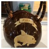 W - ALOHA COCONUT SHELL PURSE (R270)