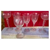 W - MIXED LOT OF STEMWARE (G83)