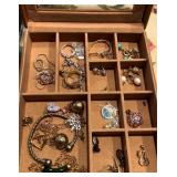 W - ASSORTED FINE AND COSTUME JEWELRY LOT