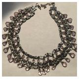 W - COSTUME JEWELRY CHOKER NECKLACE (J9?)