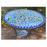 W - MOSAIC TOP PATIO TABLE (Y18)