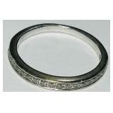 14KT WHITE GOLD DIAMOND BAND 2.01GRS