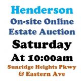 WELCOME TO OUR SAT. @10am ONLINE PUBLIC AUCTION