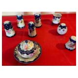 E - VINTAGE JAPANESE PORCELAIN VANITY SET (K53)