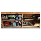 E - HAND TOOLS, BENCH VISE, FURNITURE DOLLY, MORE
