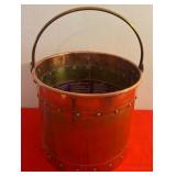 E - ANTIQUE COPPER & BRASS BUCKET (L74)