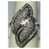 14KT GOLD DIAMOND RING 6.80GRS