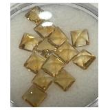 4.13CT CITRINE GEMSTONES