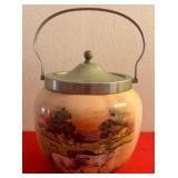 E - VINTAGE NIPPON JAPANESE BISCUIT JAR (L71)