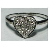 18KT GOLD DIAMOND RING 2.25GRS