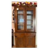 E - VINTAGE CHINA CABINET 78X37" (K38)