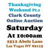WELCOME TO OUR SAT. @10am ONLINE PUBLIC AUCTION
