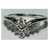 14KT GOLD DIAMOND RING 4.95GRS