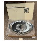 J - LENOX METAL SERVEWARE TRAY