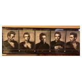 J - JAMES DEAN PHOTOS PANEL 36"L