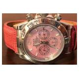 J - REPLICA ROLEX W/ PINK FACE