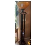 J - TOSCANO TRADITIONAL STYLE TORCHIERE FLOOR LAMP
