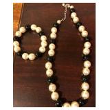 J - COSTUME JEWELRY NECKLACE & BRACELET SET