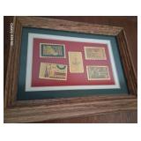 J - REPLICA COLLECTIBLE STAPS FRAMED