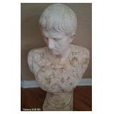 J - CLASSICAL BUST OF EMPEROR CAESAR AUGUSTUE