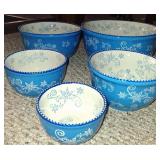 J - TEMP-TATIONS FIVE-PIECE BOWL SET