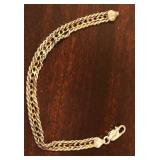 J - STERLING SILVER CHAIN BRACELET