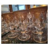 J - SIX PIECES OF VINTAGE STEMWARE