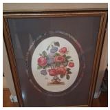 J - VINTAGE ART FRAMED 35X25"