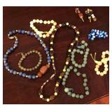 J - ASSORTED SEMI-PRECIOUS BEADED JEWELRY