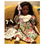 J - LTD ED COLLECTIBLE PORCELAIN DOLL