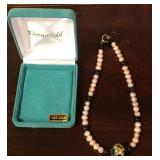 J - 14K EXTERNAGOLD PEARL NECKLACE