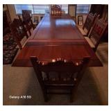 J - FORMAL DINING TABLE W/ SIX CHAIRS