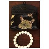 J - SEMI PRECIOUS COSTUME JEWELRY BRACELET