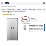 R - GLADIATOR METAL GARAGE STORAGE CABINET