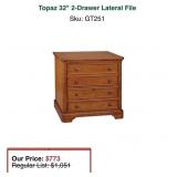 R - SOLID WOOD FOUR-DRAWER CHEST DRESSER