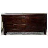 R - CONTEMPORARY DARK WOOD DRESSER