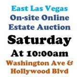 WELCOME TO OUR SAT. @10am ONLINE PUBLIC AUCTION