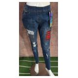 43 - COCO+CARMEN STRETCH DENIM PANTS SIZE L