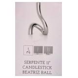 43 - BEATRIZ BALL SERPENTE MODERN CANDLESTICK