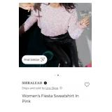 7 - PINK FIESTA SEQUIN SWEATSHIRT WOW