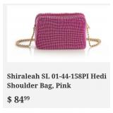 7 - SHIRALEAH HEIDE PINK SHOULDER BAG (B180)