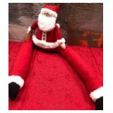 43 - LONG-LEGGED SANTA PLUSH HOLIDAY DECOR