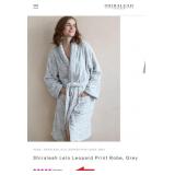 7 - GREY LEOPARD PRINT LUXE ROBE