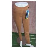 7 - COCO+CARMEN STRETCH FIT BROWN PANTS SIZE S